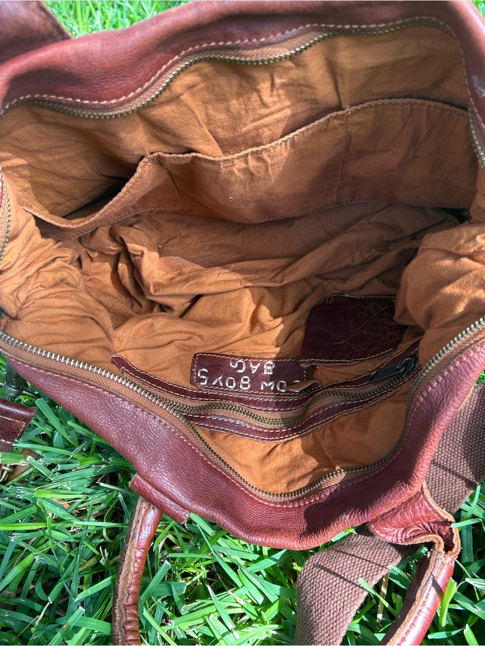 Vintage Leather Cowboys Bag Bag - Picture 7 of 7